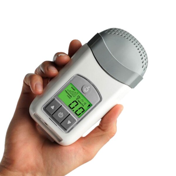 Man Holding Z1 Base Travel Machine